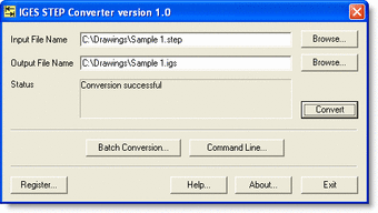 IGES STEP Converter0