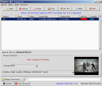 MPEG4 MP3 Converter0