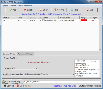 Opus MP3 Converter0