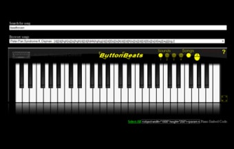 ButtonBeats Virtual Piano Black0