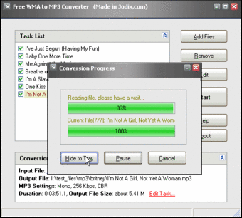 Free WMA to MP3 Converter0