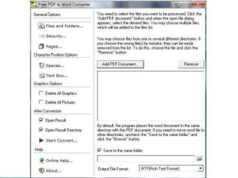 Free PDF to Word Converter0