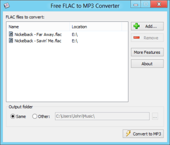 Free FLAC to MP3 Converter0