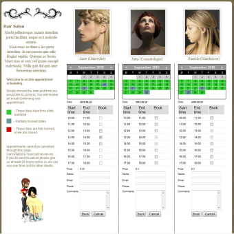 Salon Booking Service0