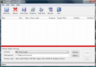 Bluefox MP3 OGG converter0