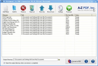 AZ Document to PDF Converter0