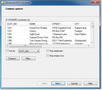 Advanced XLS Converter0