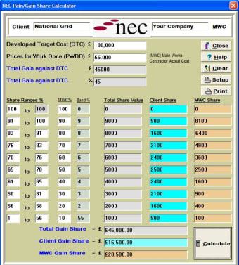 NEC Contracts Calculator0