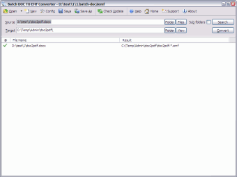 Batch Word to EMF Converter0