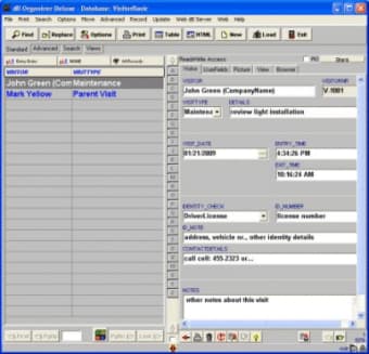 Visitor Organizer Deluxe0