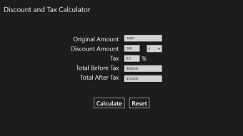 Discount and Tax Calculator  80