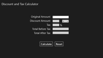 Discount and Tax Calculator  81