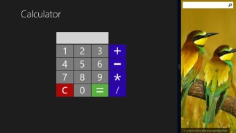 Calculator Metro Style  80