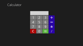 Calculator Metro Style  81