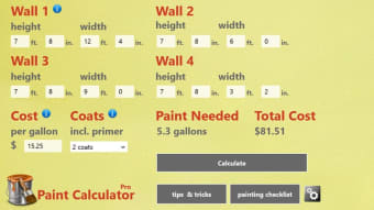 Paint Calculator Pro  80