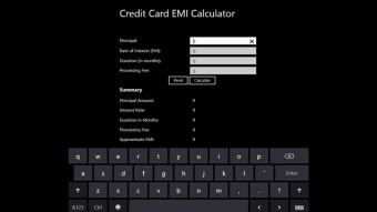 Credit Card EMI Calculator  80