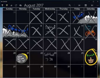 Ink Calendar  100