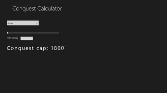 Conquest Calculator  80
