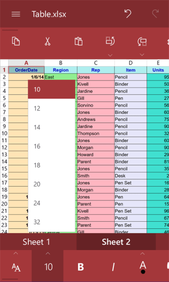 Editor for Excel Files  102