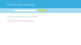 Define The Hashtag  81