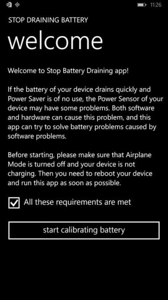 Stop Draining Battery  101