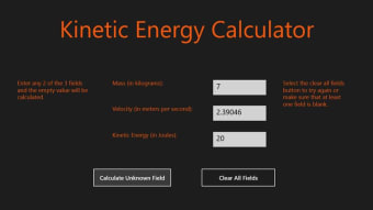 Kinetic Energy Calculator  80