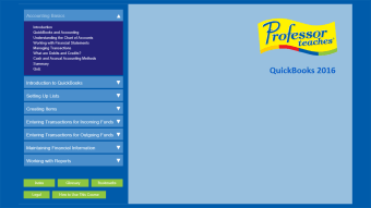Professor Teaches QuickBooks 2016  102