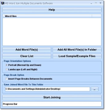 MS Word Join Multiple Documents Software0
