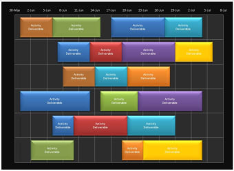 Timeline Excel 2010 Template0