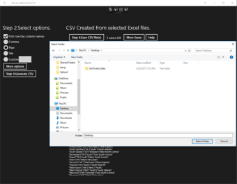 Advanced Excel into CSV  102