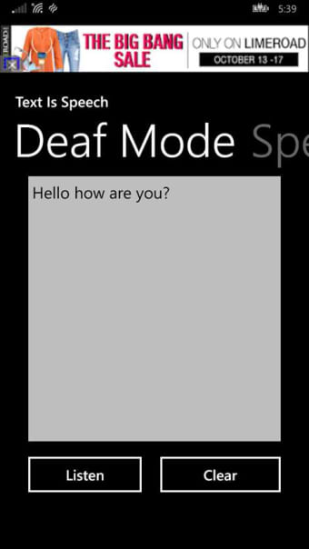 Text Is Speech  100