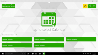 Calendar Importer One3