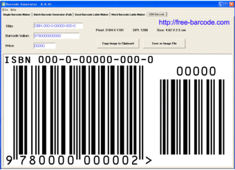 ISBN Barcode Generator2
