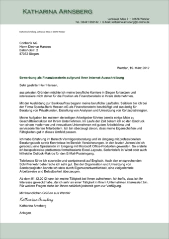 Kreative Bewerbung schreiben2