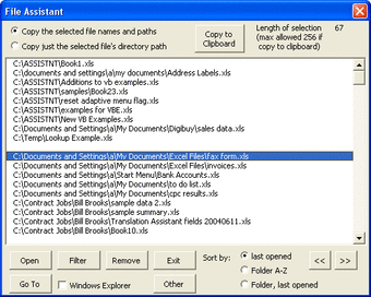 File Assistant for Microsoft Excel0