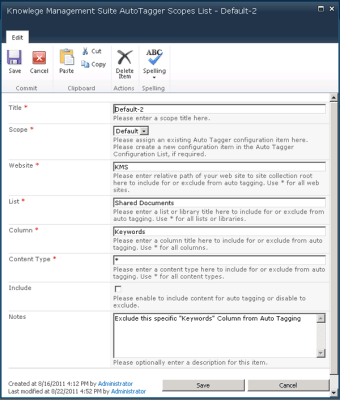 Auto Tagger for Microsoft SharePoint Server0