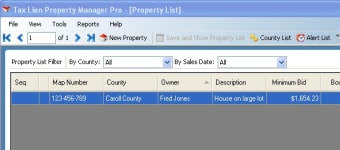 Tax Lien Property Manager Pro0
