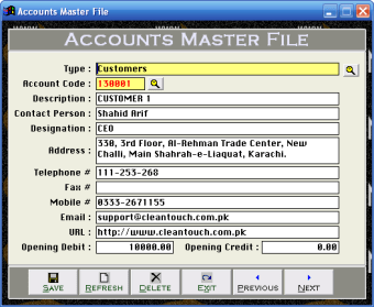 Cleantouch Accounts XP 20100