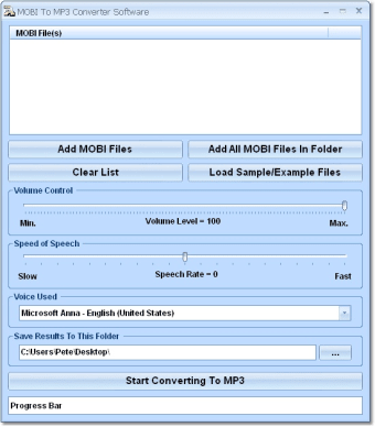 MOBI To MP3 Converter Software0