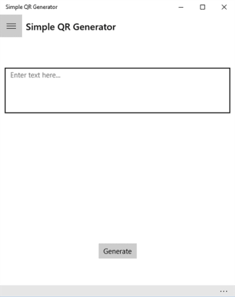 Simple QR Generator  101