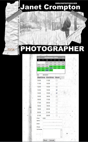 Online Studio Booking System0