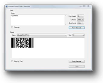 ConnectCode PDF417 Barcode Fonts0