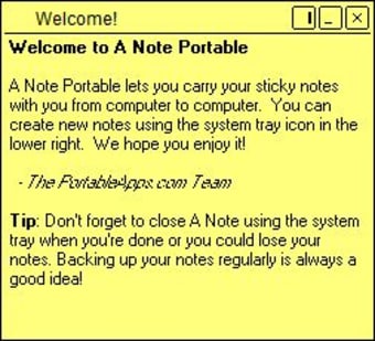 A Note Portable0