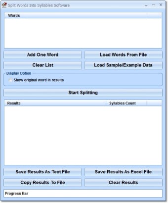 Split Words Into Syllables Software0