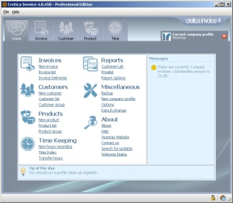 Cretica Invoice Free Edition0