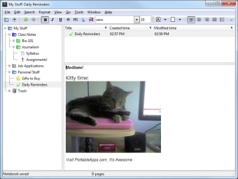 KeepNote Portable0