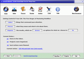 LiveGTD Wizard0