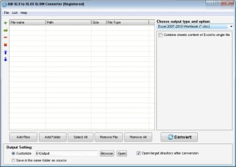 Ailt XLS to XLSX XLSM Converter0