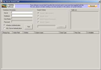 SQL Server Search Tool0