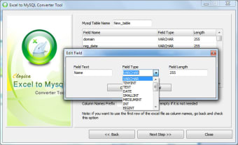 Excel to MySQL Smart Converter0